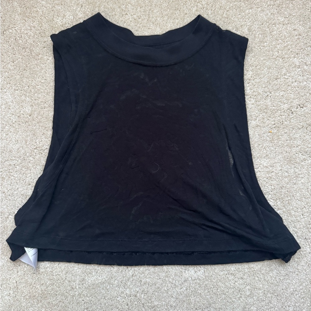 Black Sleeveless Top